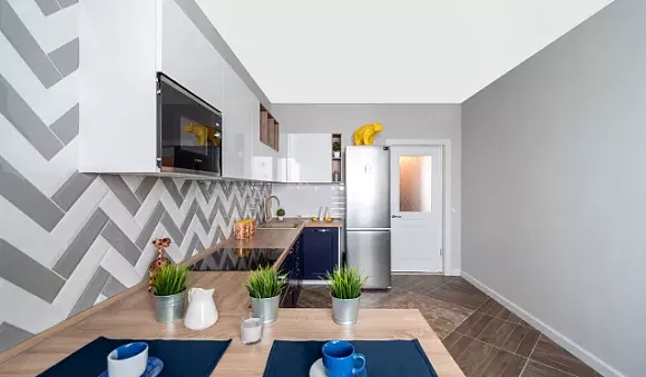 Синяя кухня