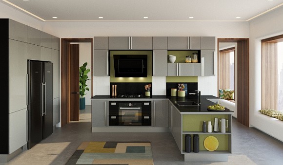 Кухни в стиле Хай-тек