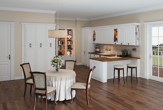 кухня в современном стиле, нестандартные кухни
