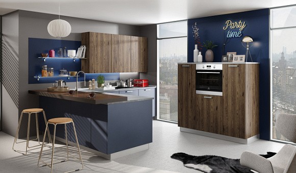 Синяя кухня в Обнинске