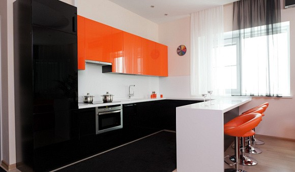 Кухня с «барной» атмосферой