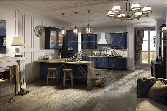 Яркая кухня классика