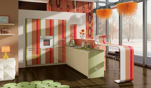 Кухня с «барной» атмосферой