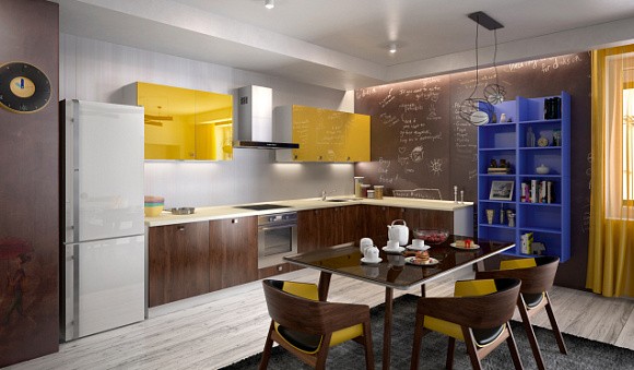 Желтая кухня в Южно-Сахалинске