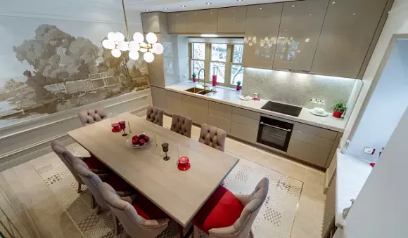 Глянцевая кухня в Санкт-Петербурге