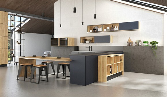 Синяя кухня в Обнинске