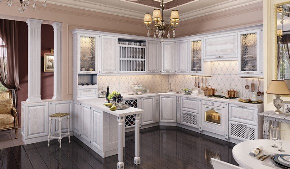 массива дерева кухня