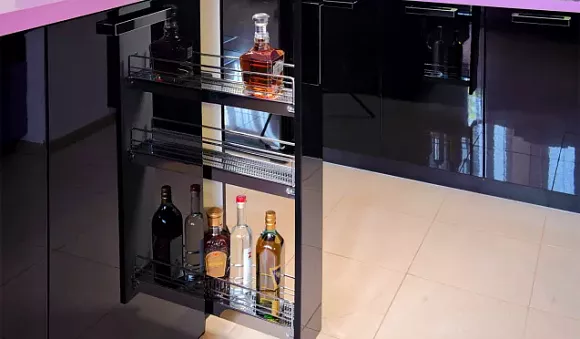 Фиолетовая кухня в Егорьевске