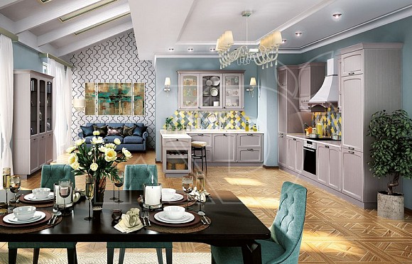 Угловые кухни для дачи