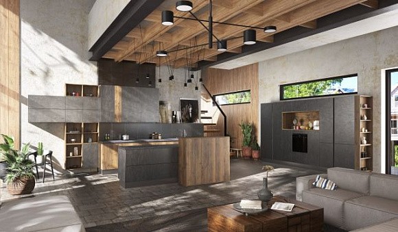 Маленькая светлая кухня