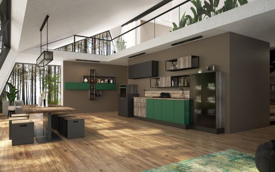 Самые модные цвета и формы кухонных гарнитуров в сезоне 2021-2022