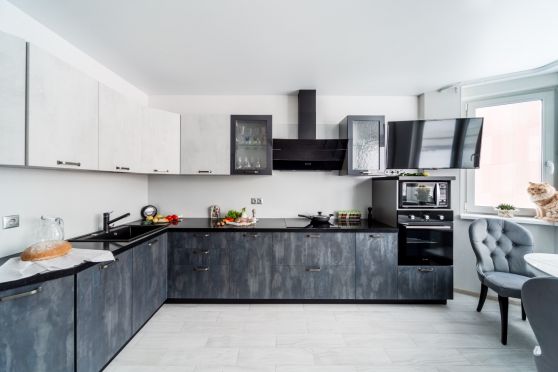 Модные серые кухни в классическом стиле и стиле модерн