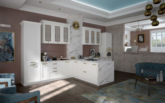 Классическая кухня в современном интерьере